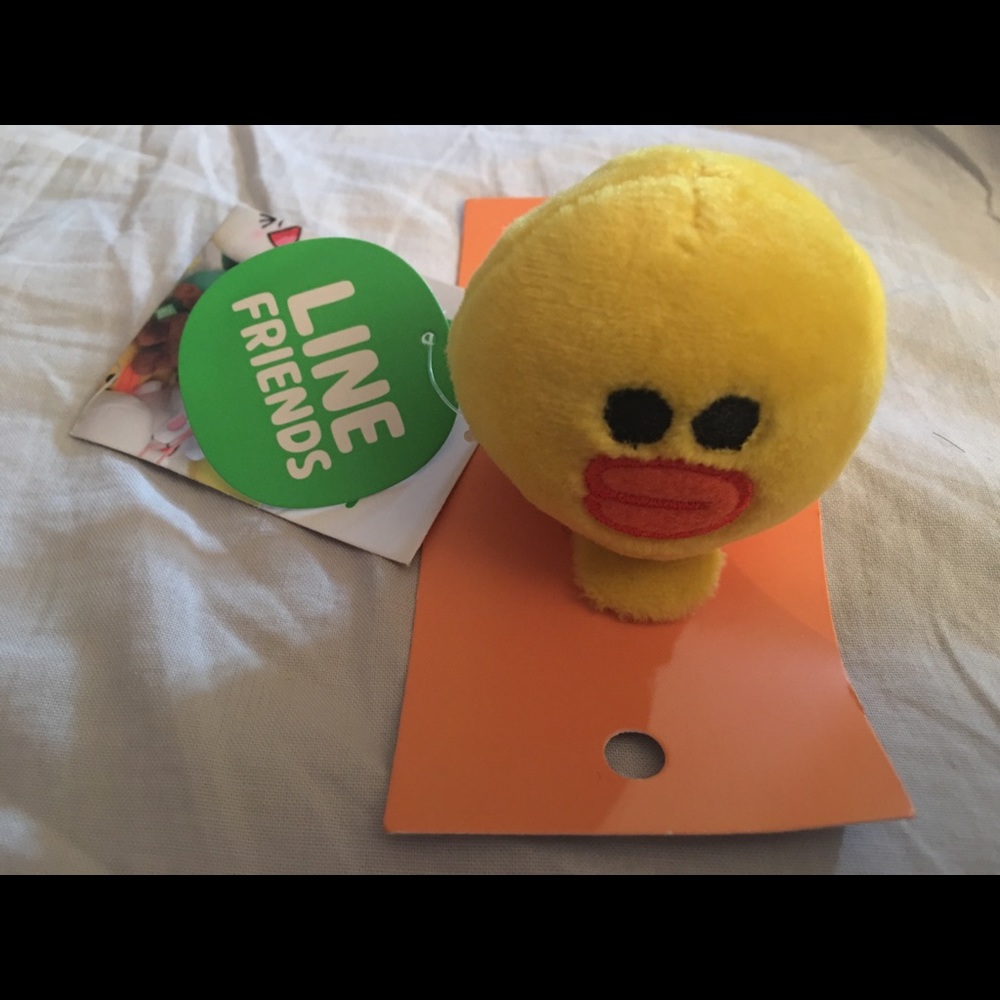 Line friend hair clip hair accessory